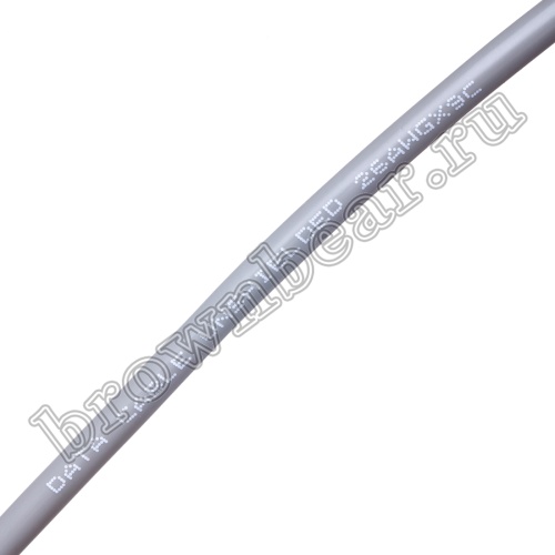 Кабель сигнальный коммуникационный 9 проводов, 26AWG, бухта 50м, неэкранированный, серый SIN YU фото 3