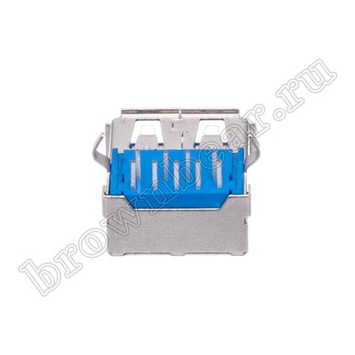 Разъем USB 3.0, тип А, гнездо на плату USBA3.0-1J фото 5