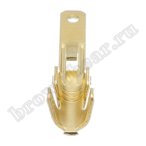 Клемма плоская обжимная 2.8 мм, вилка на провод 0.5 - 1.5 мм², кратно 100шт., РП-П TA3-1.25M фото 4