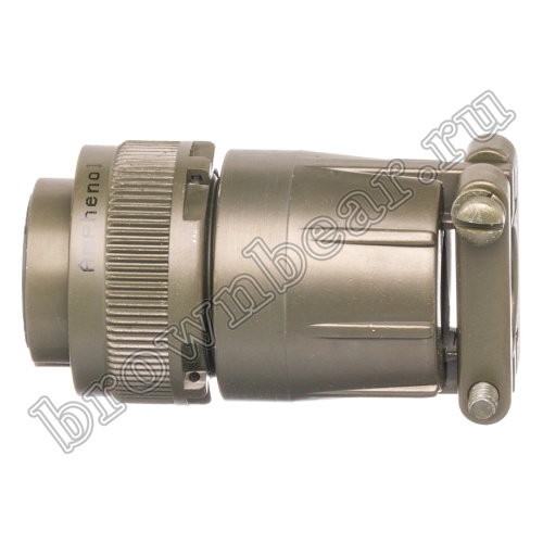 Разъём Amphenol серии MS, 9 контактов, розетка на кабель, тип 20, резьбовой MS3106E-20-18S фото 3