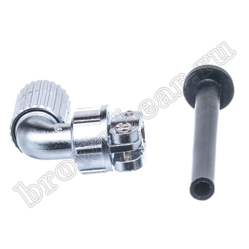 Разъём М14 3 контакта вилка на кабель, прямой угол фото 4