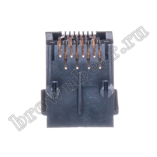 Разъём RJ-45 гнездо на плату, 8P8C, тип 2 TJ2-8P8C фото 8