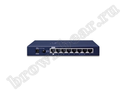 GSD-1002M Управляемый L2 коммутатор Planet, 8 портов 10/100/1000Мбит/с, 2 порта SFP 100/1000Мбит/с, питание через POE или от 12 В DC (адаптер в комплекте) фото 2