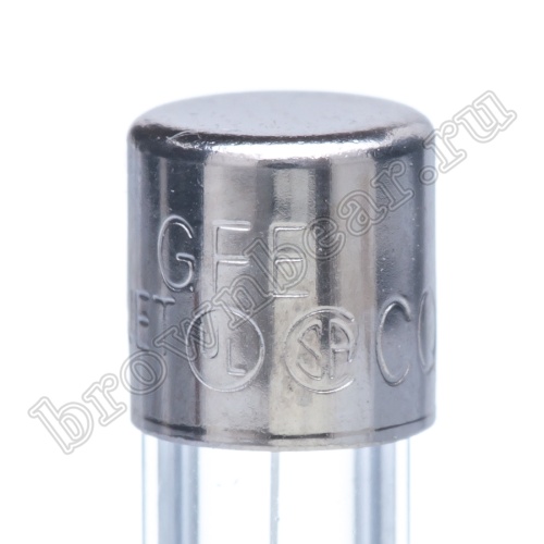 Предохранитель 5х20 мм, цилиндрический, стеклянный, быстрый, 6.3A/250В (GFE) фото 5