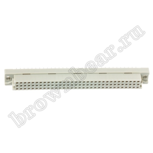 Разъём DIN 41612 96 контактов, розетка, длина контакта 4.0 мм, 3 ряда фото 2