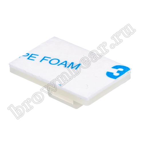 Площадка-держатель для провода самоклеящаяся 14.8 х 5.5 мм, упак. 100 шт. FC-4 фото 2