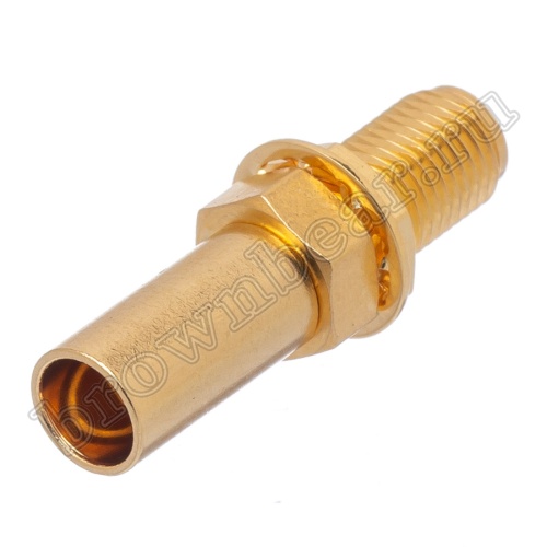 Разъем RP-SMA Amphenol, штекер на кабель RG-58, обжимной, позолоченный 132118RP фото 7