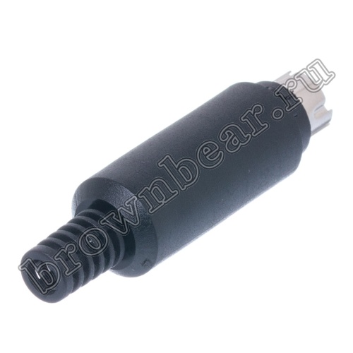 Вилка mini DIN 4 контакта на кабель, SVHS MDN-4M фото 5