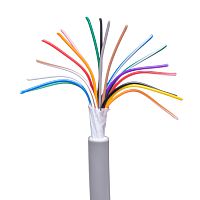 Кабель сигнальный коммуникационный 18 проводов, 28AWG, бухта 50м, неэкранированный, серый SIN YU