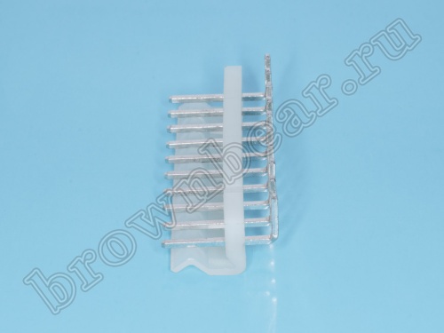 Разъем питания 10 контактов, вилка на плату прямой угол, шаг 5.08 мм MPW-10R фото 6