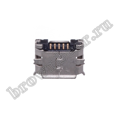 Разъем micro USB, гнездо на плату поверхностный монтаж, 5 контактов, тип 2 USB/Mc-1J/2 фото 5