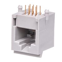 Разъём RJ-45 гнездо на плату, 8P8C, тип 8 TJ8-8P8C