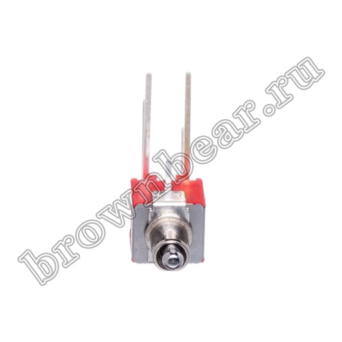 Тумблер мини двухполюсный, 6 контактов (on-on), на плату угловой, DPDT, B070EW PST-62AR2 фото 4