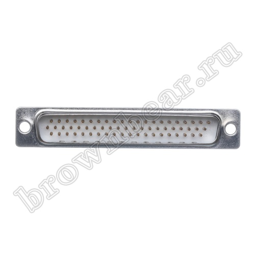 Разъем D-SUB  62 контакта, вилка на кабель, пайка, тип 2 DHS-62M фото 4