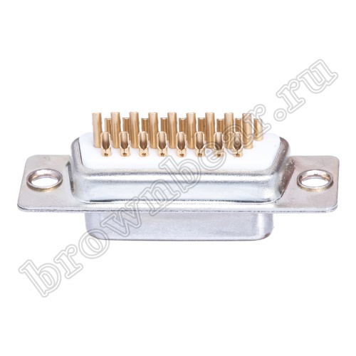 Разъем D-SUB  26 контактов высокой плотности, гнездо на кабель, пайка, тип 2 DHS-26F фото 7