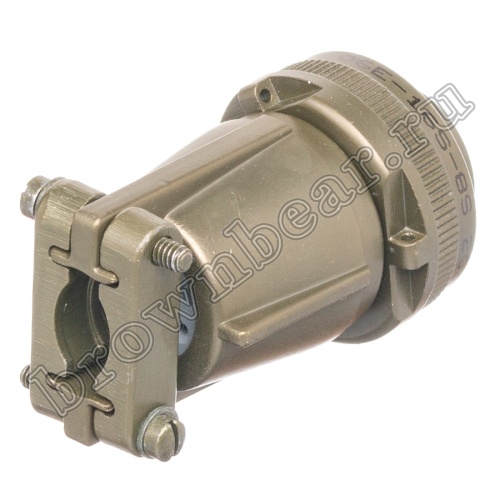 Разъём Amphenol розетка MS, 5 контактов, гнездо на кабель, тип 16S, резьбовой MS3106E-16S-8S фото 5