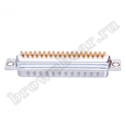 Разъем D-SUB  37 контактов, вилка на кабель, пайка, тип 2 DB-37M фото 3