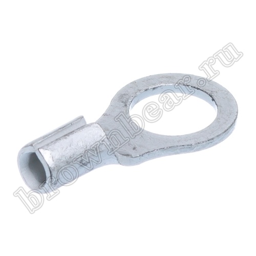 Клемма кольцевая обжимная тип "O" 5.3 мм, на провод 0.25 - 1.5 мм², неизолированная, кратно 100шт. TR-1.25-5 фото 2