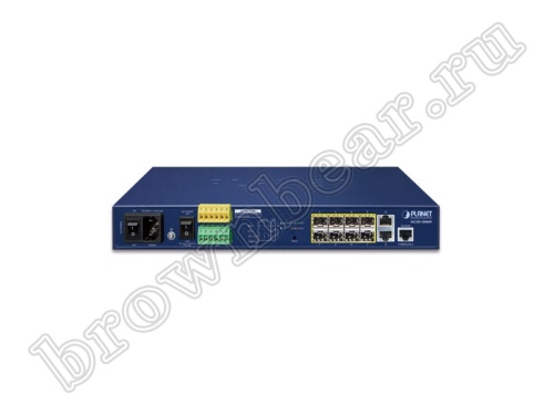 MGSD-10080F Управляемый L2+ коммутатор Planet, Metro Ethernet, 6 портов SFP 100/1000Мбит/с, 2 порта SFP+ 1000/2500Мбит/с, 2 порта RJ-45 10/100/1000Мбит/с