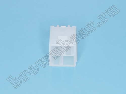 Разъем питания Mini-Fit 4 контакта, вилка на плату, шаг 4,2мм MF-4MA фото 4