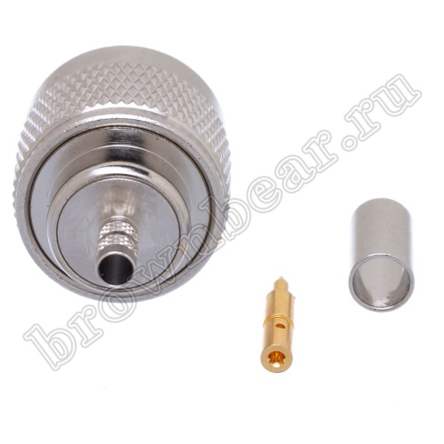 Разъем N Amphenol, штекер на кабель RG-58, обжимной 082-5375-RFX фото 10