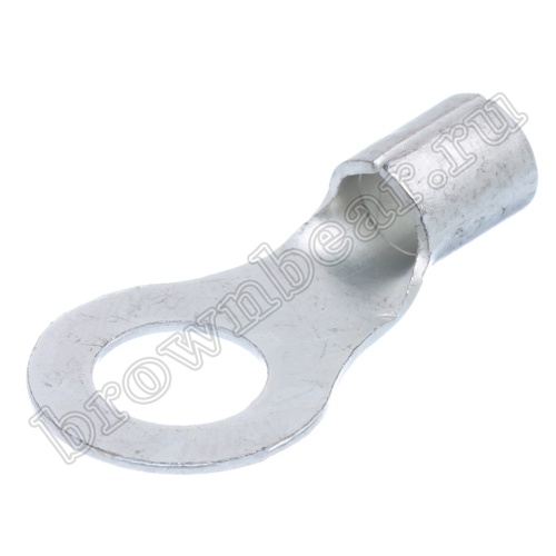 Клемма кольцевая обжимная тип "O" 8.4 мм, на провод 10.0 мм², неизолированная, кратно 100шт. TR-8-8