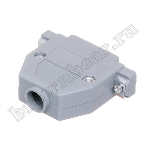 Корпус разъема D-SUB 25 контактов, серый, тип 2 DP-25C-G фото 3