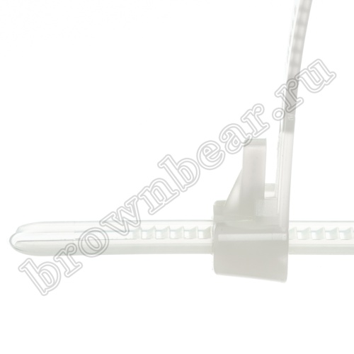 Стяжка (хомут) нейлоновая многоразовая 300 x 7.6 мм, белая, упаковка 100 шт. HV-300-W фото 5