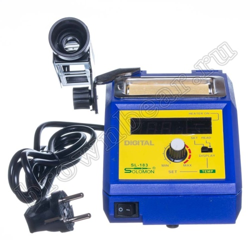 Паяльная станция Solomon 220В с керамическим нагревателем и цифровым индикатором температуры фото 13