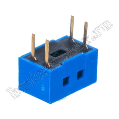 Переключатель Dip-Switch 2 контактных группы (B001A) SWD1-2 фото 3