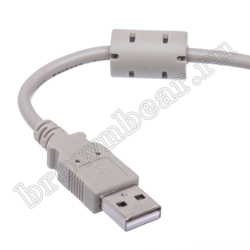 Кабель интерфейсный USB, type А - type micro USB, вилка - вилка, с ферритовым кольцом, 1.8 метра фото 4