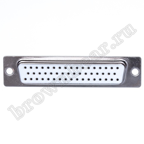 Разъем D-SUB 50 контактов,  гнездо на кабель, пайка DB-50F фото 4