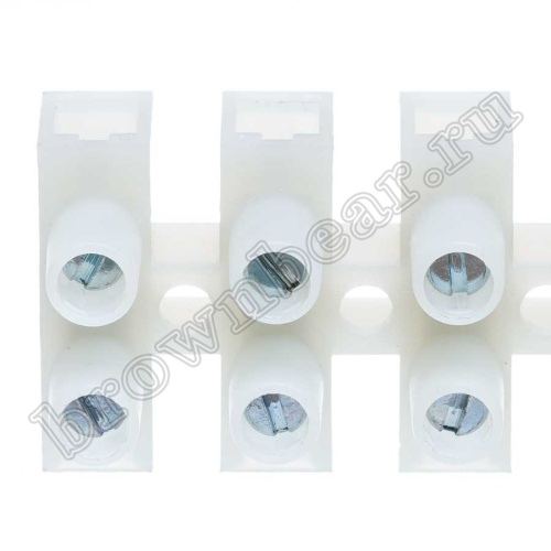 Клеммник ЗВИ зажим винтовой изолированный, 12 пар,  4.0 - 10.0 мм² TLB-300-12P фото 5