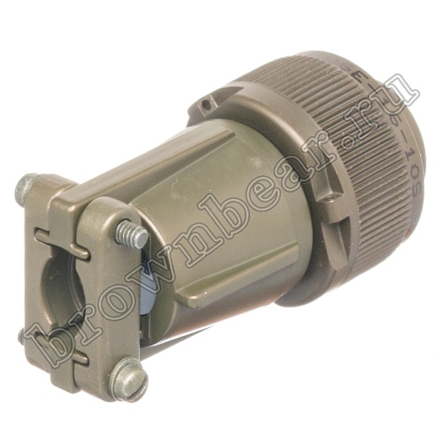 Разъём Amphenol серии MS, 3 контакта, розетка на кабель, тип 16, резьбовой MS3106E-16-10S фото 5