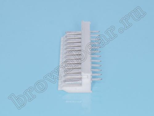 Разъем питания AT 12 контактов, вилка на материнскую плату, шаг 3.96 мм HPB-12M фото 6