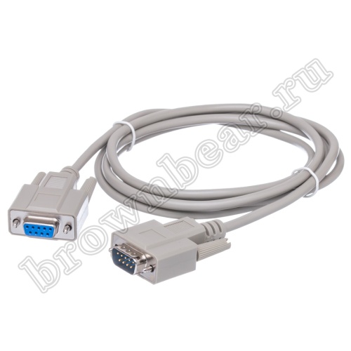 Кабель (шнур) RS-232 DB9F-DB9M, 1.8 метра