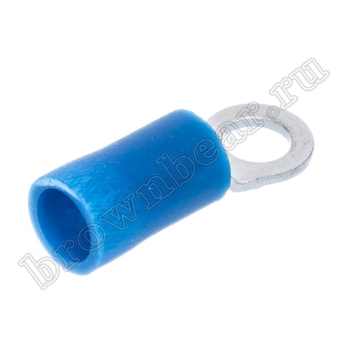 Клемма кольцевая обжимная тип "O" 3.7 мм, на провод 1.5 - 2.5 мм², изолированная, кратно 100шт. TRI-2-3 фото 3