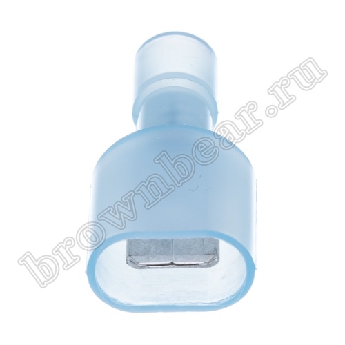 Клемма плоская обжимная 6.3 мм, вилка на провод 1.5 - 2.5 мм², полностью изолированная, кратно 100шт., РПИ-П TAI-2IF фото 5