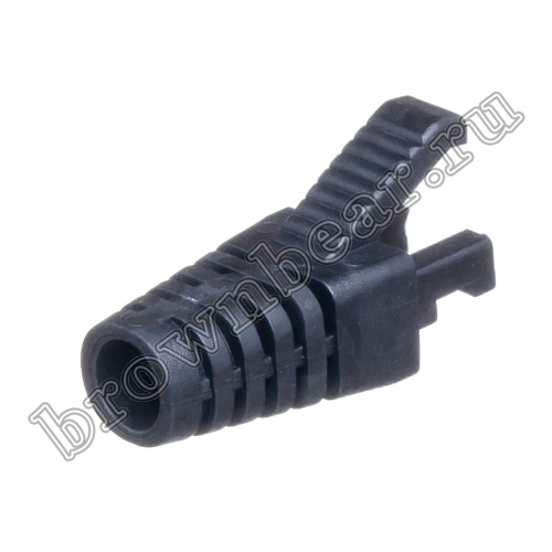 Колпачок изолирующий для разъёма RJ-45, компакт, черный TPC-3/B фото 2