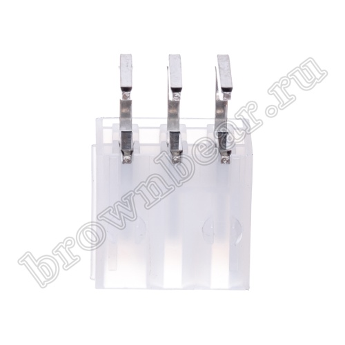 Разъем питания Mini-Fit 6 контактов, вилка на плату, прямой угол, с фиксатором, шаг 4,2мм MF-6MRA фото 8