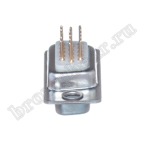 Разъем D-SUB  15 контактов высокой плотности, гнездо на плату, вертикальный DHB-15F фото 7