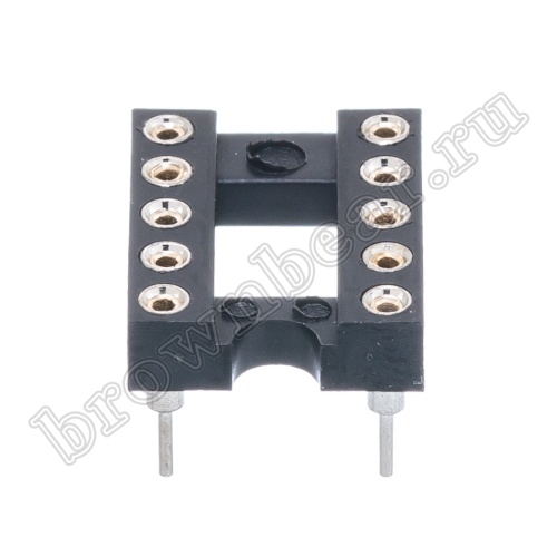 Панелька для микросхем DIP 10 цанговая фото 6