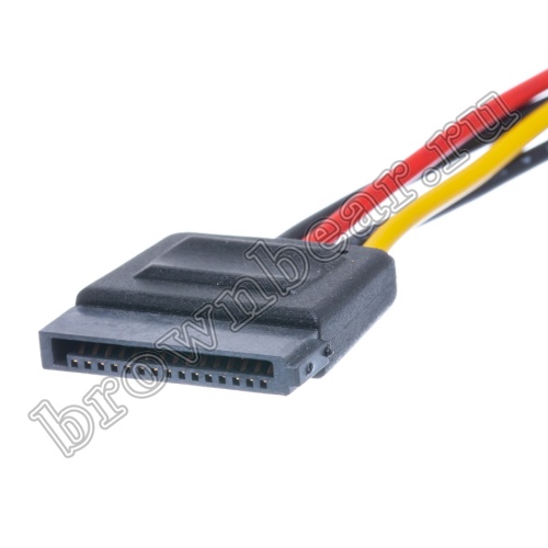 Переходник питания для HDD/SSD, Molex - SАТА GCSATA-1 фото 3