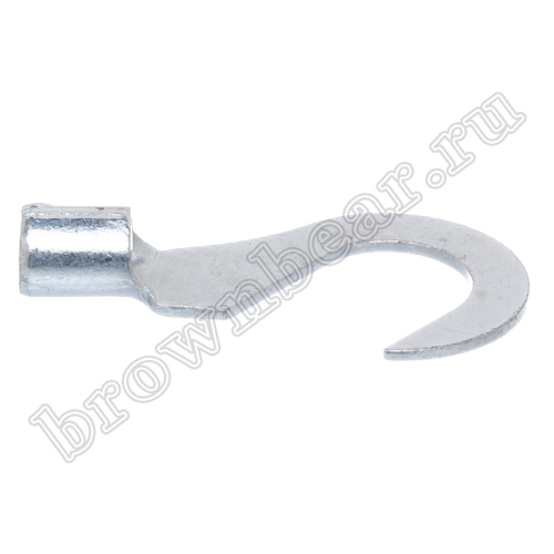 Клемма крюк тип "C" 6.4 мм на провод 1.5 - 2.5 мм²,  неизолированная, кратно 100шт. TC-2-6 фото 3